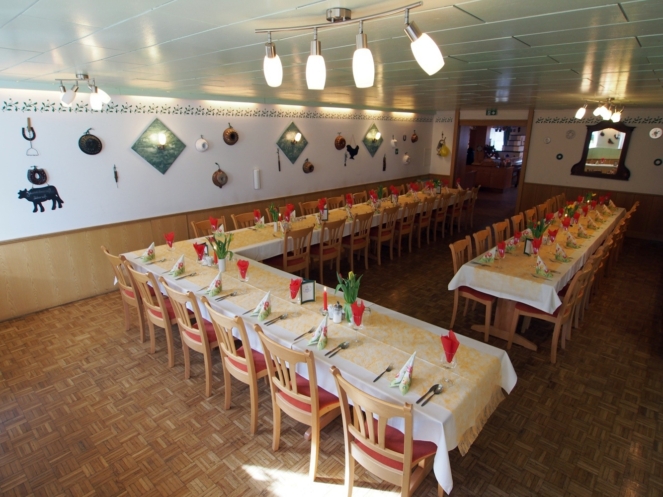 catering buffet table